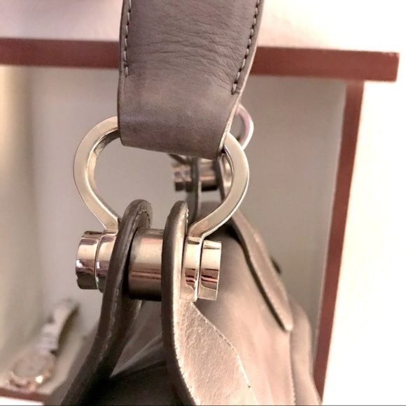 Mauve Leather Satchel Crossbody Bag - Picture 5 of 16